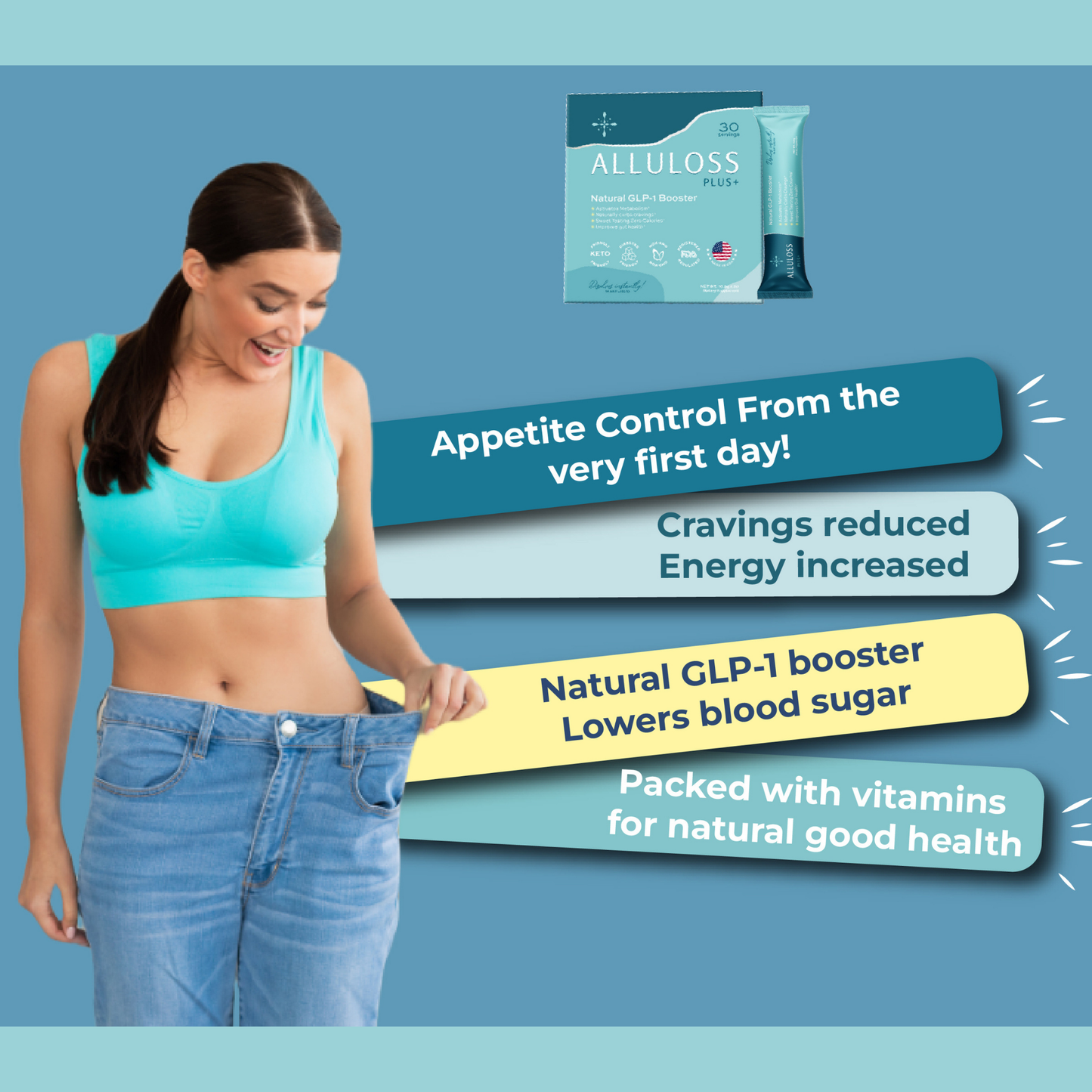 GLP-1 Boost & Weight Loss Support - 'Natures Sweet Ozempic'